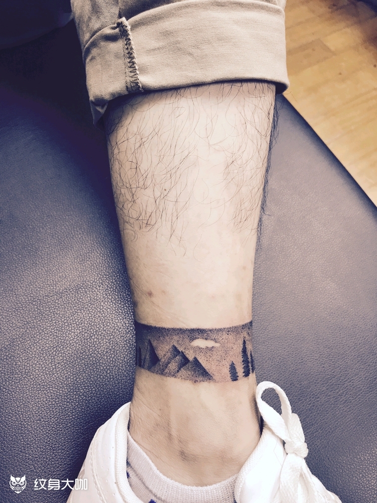 脚环_纹身图案手稿图片_a印象的纹身作品集