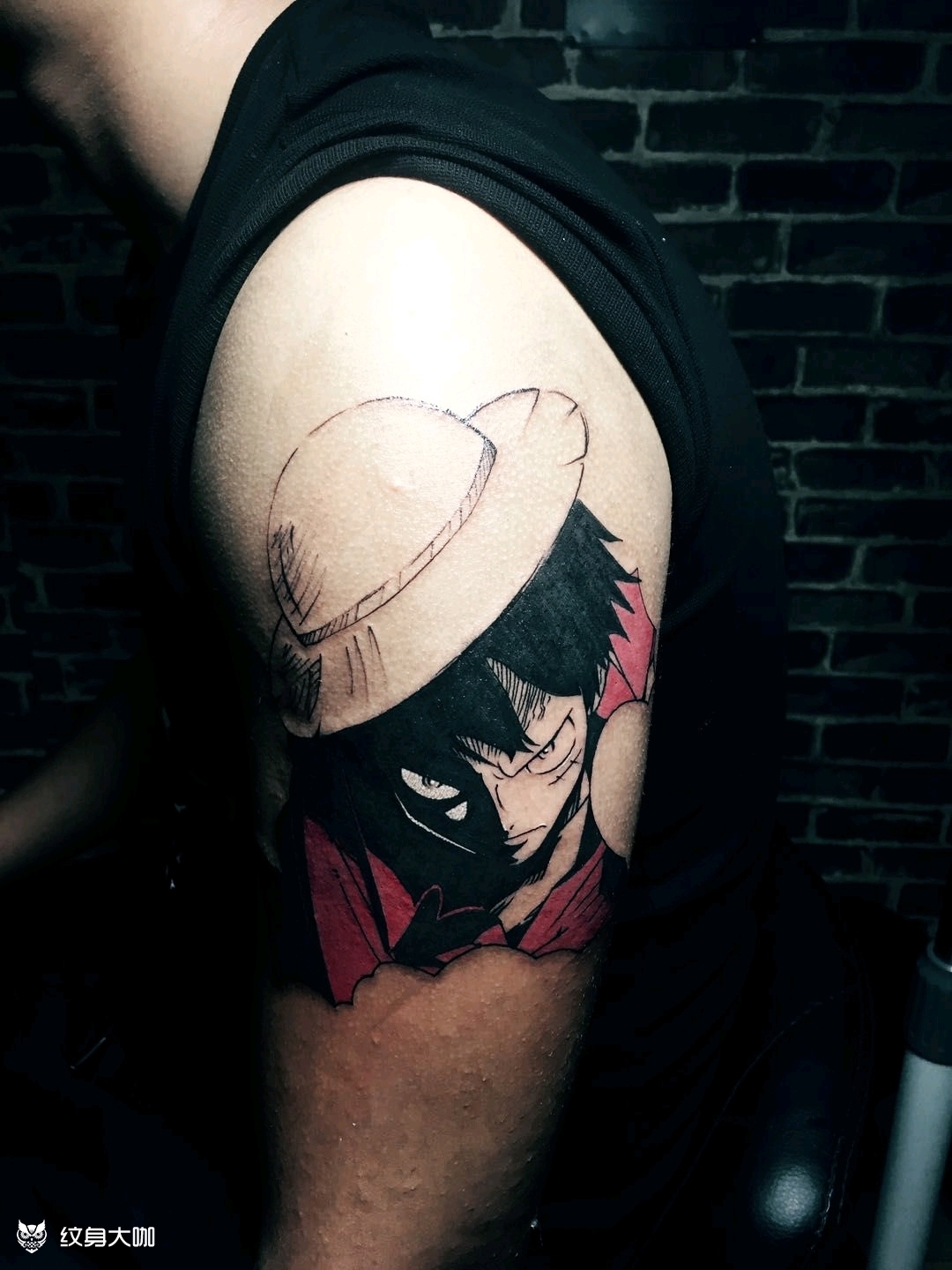 路飞,_纹身图案手稿图片_福鼎针酷纹刺的纹身作品集