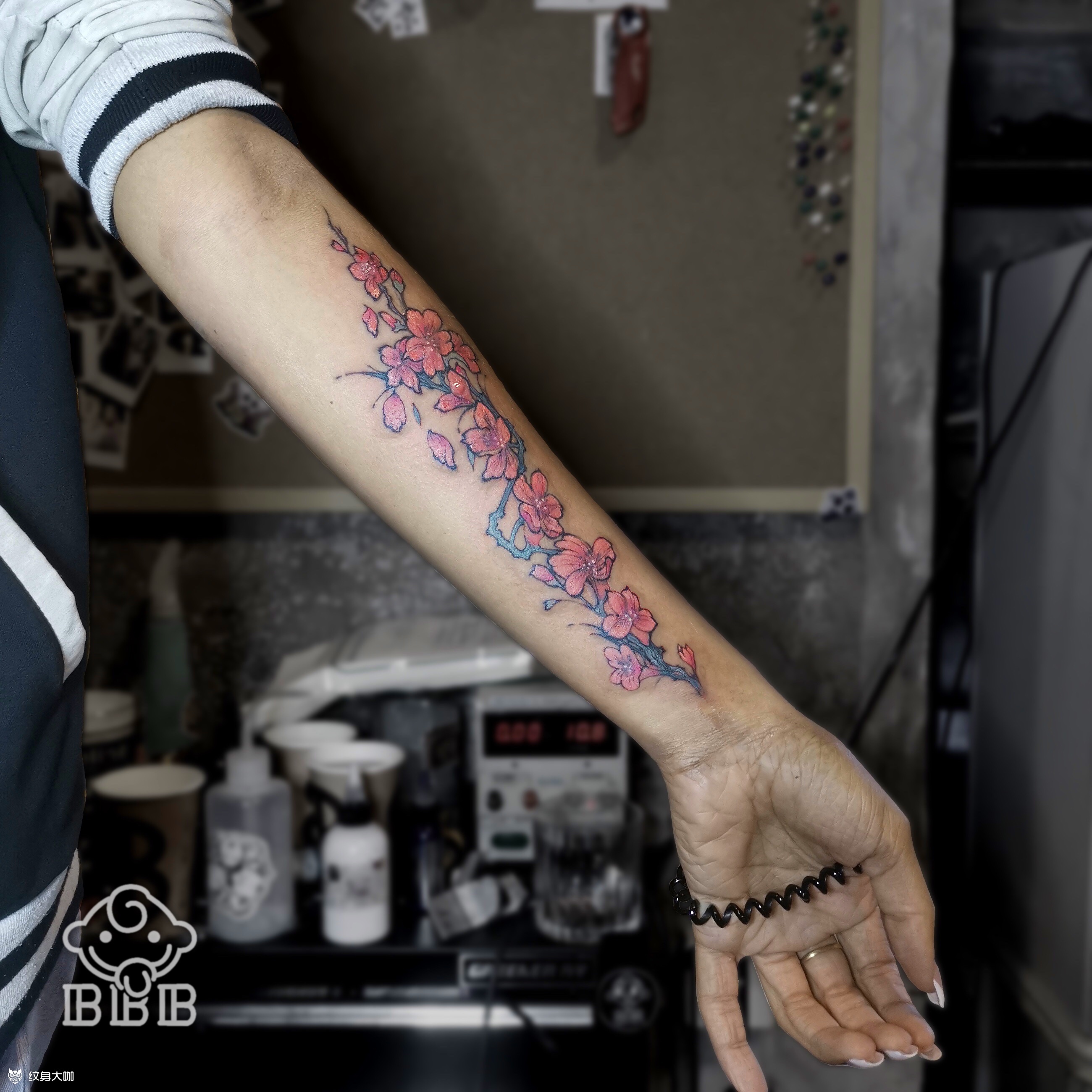 烟疤遮盖_纹身图案手稿图片_铁拳无敌核师傅的纹身作品集