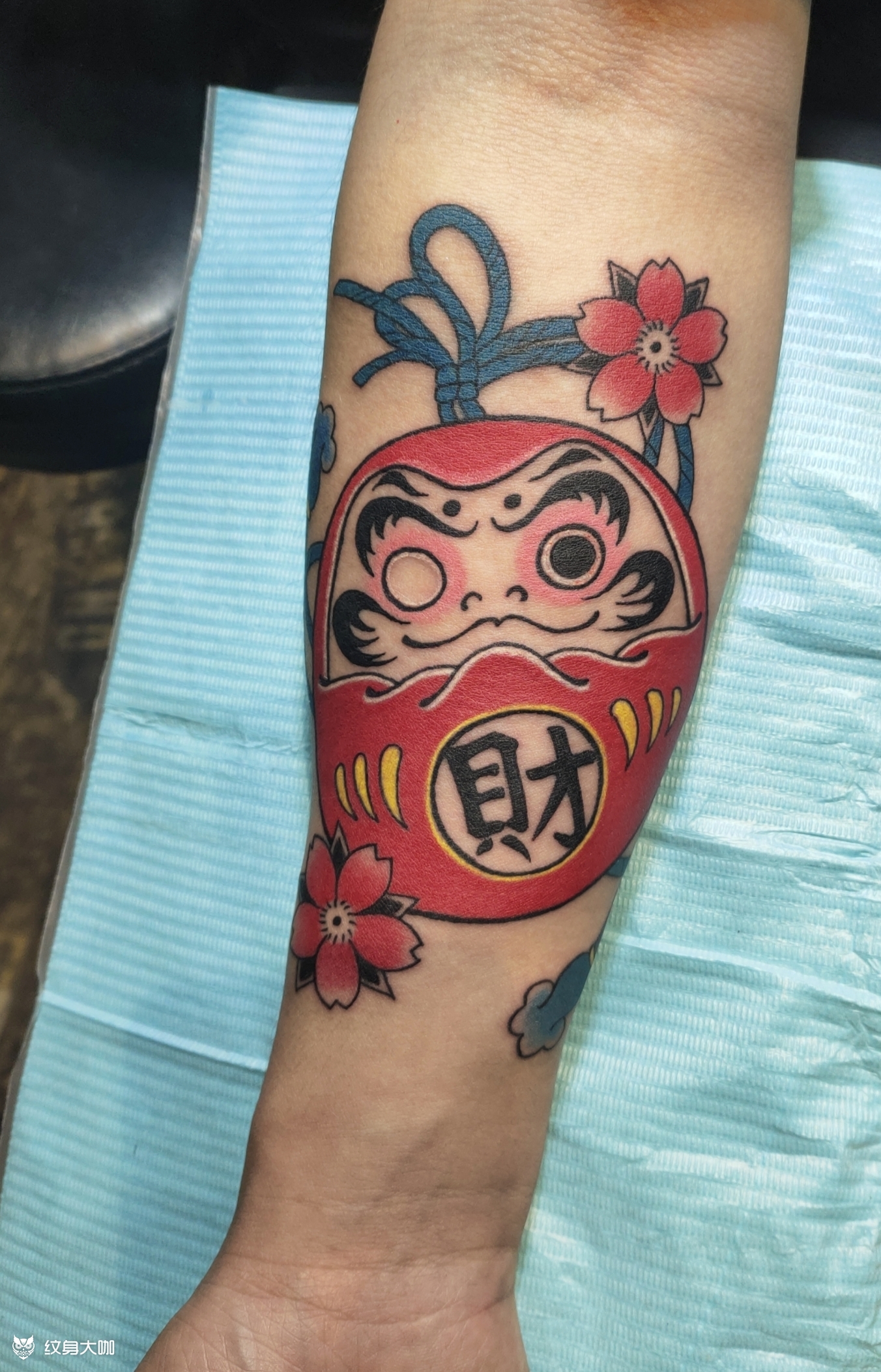 达摩蛋_纹身图案手稿图片_王峰的纹身作品集
