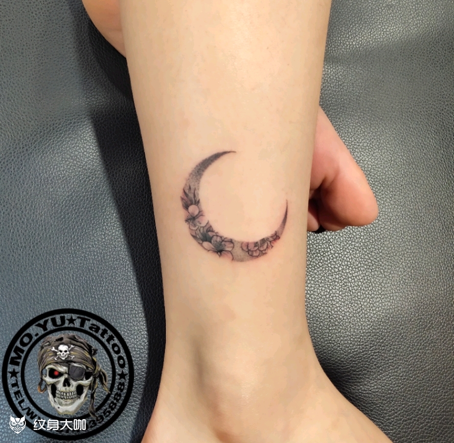 月亮_纹身图案手稿图片_天泽的纹身作品集