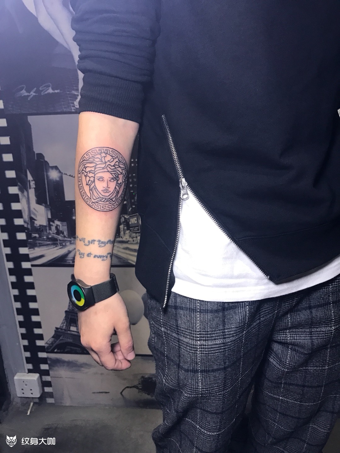 范思哲_纹身图案手稿图片_君刺的纹身作品集