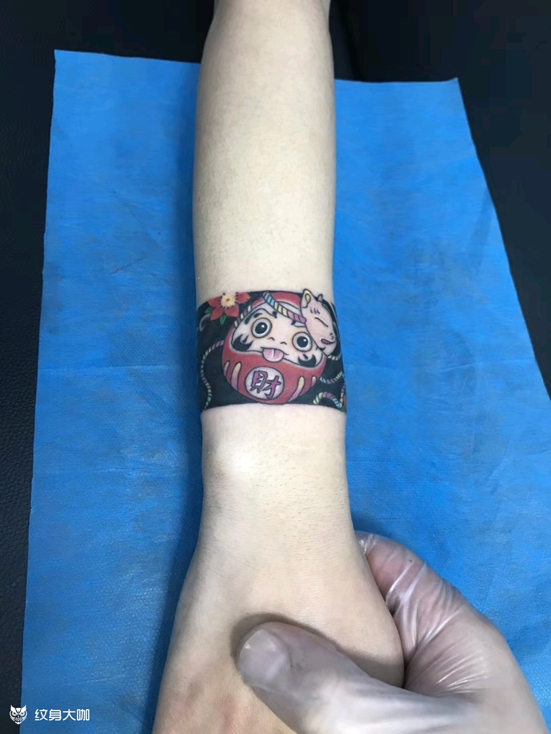 店内近期日式小臂环_纹身图案手稿图片_李林的纹身作品集