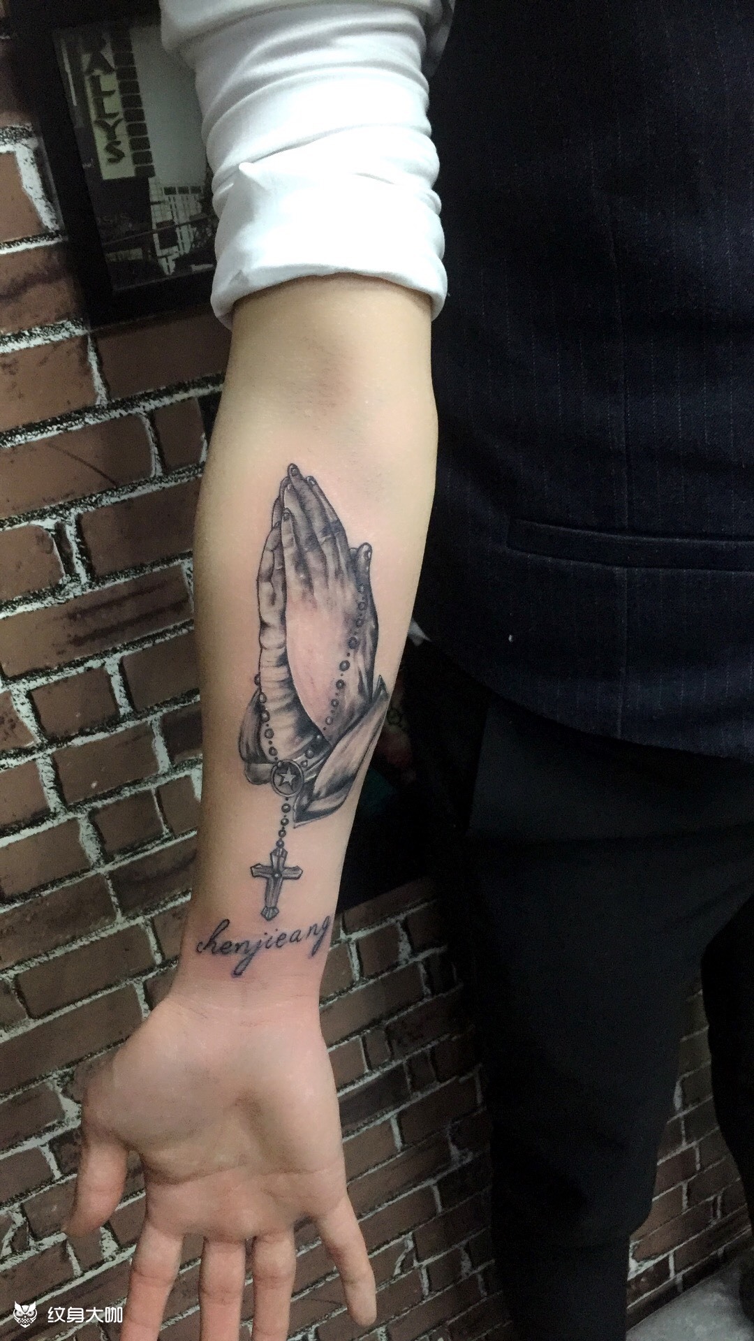 佛手_纹身图案手稿图片_王卫国的纹身作品集