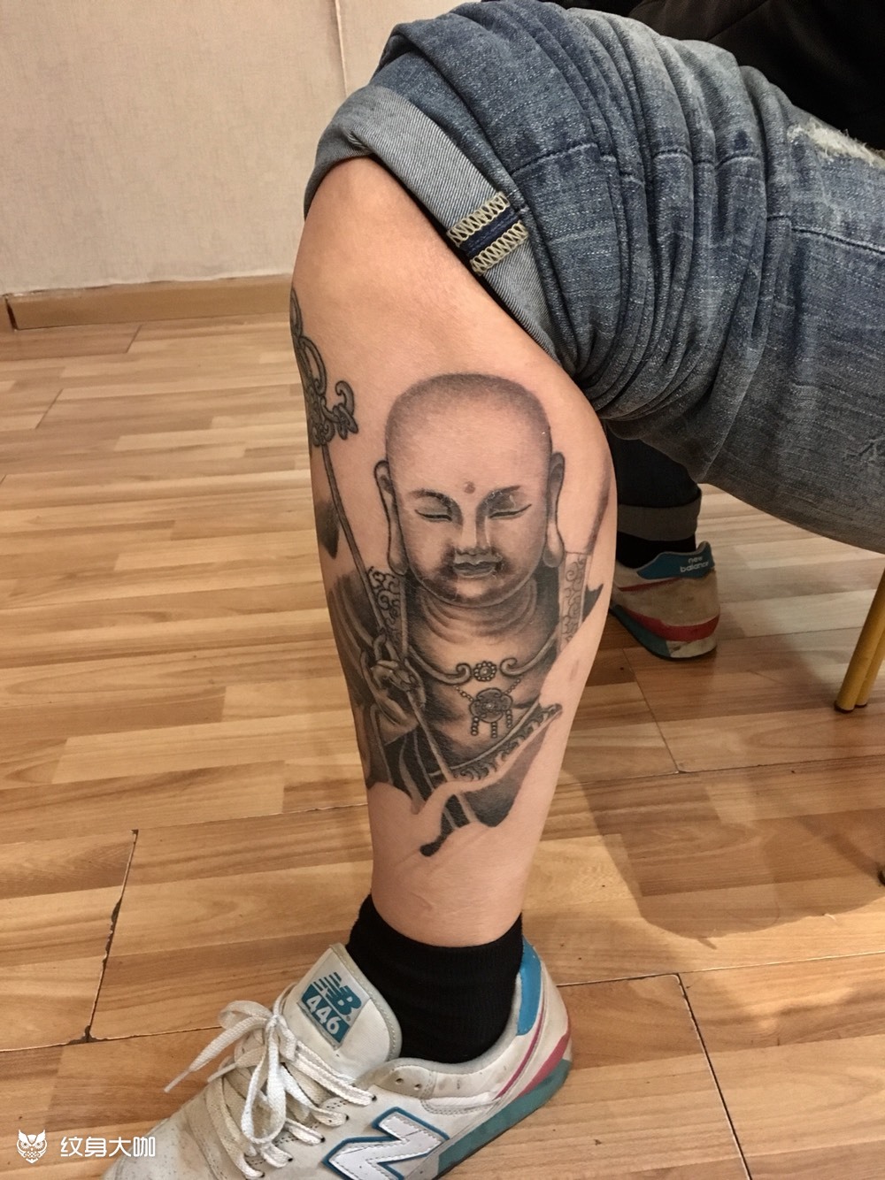 地藏王_纹身图案手稿图片_三顾的纹身作品集