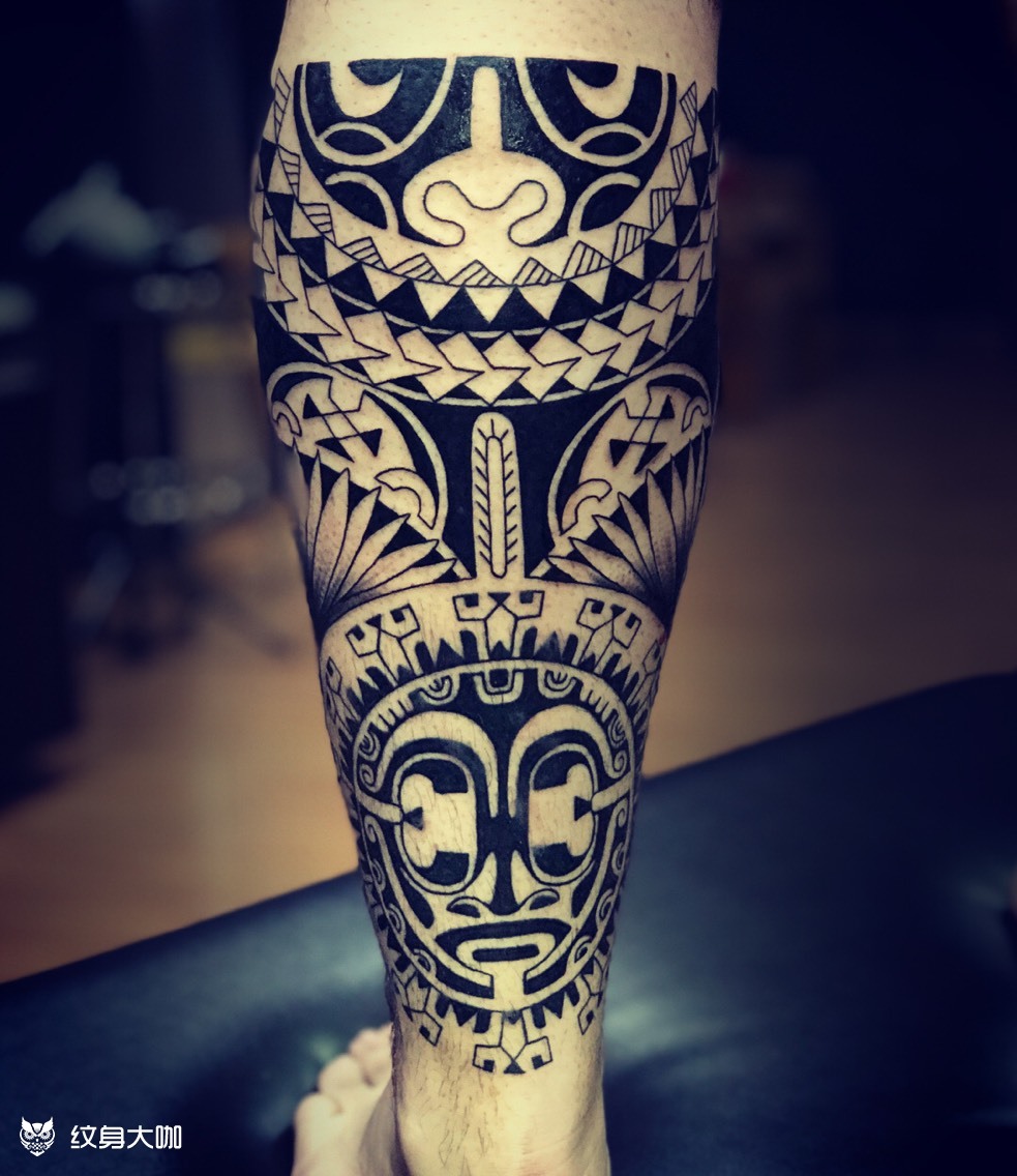 《图腾》_纹身图案手稿图片_石一的纹身作品集