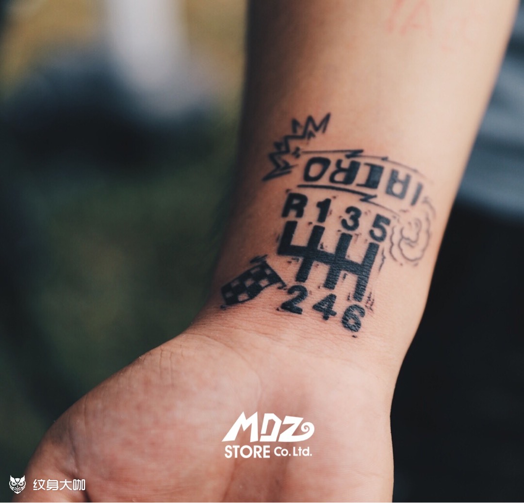 档位_纹身图案手稿图片_刘雅弟的纹身作品集