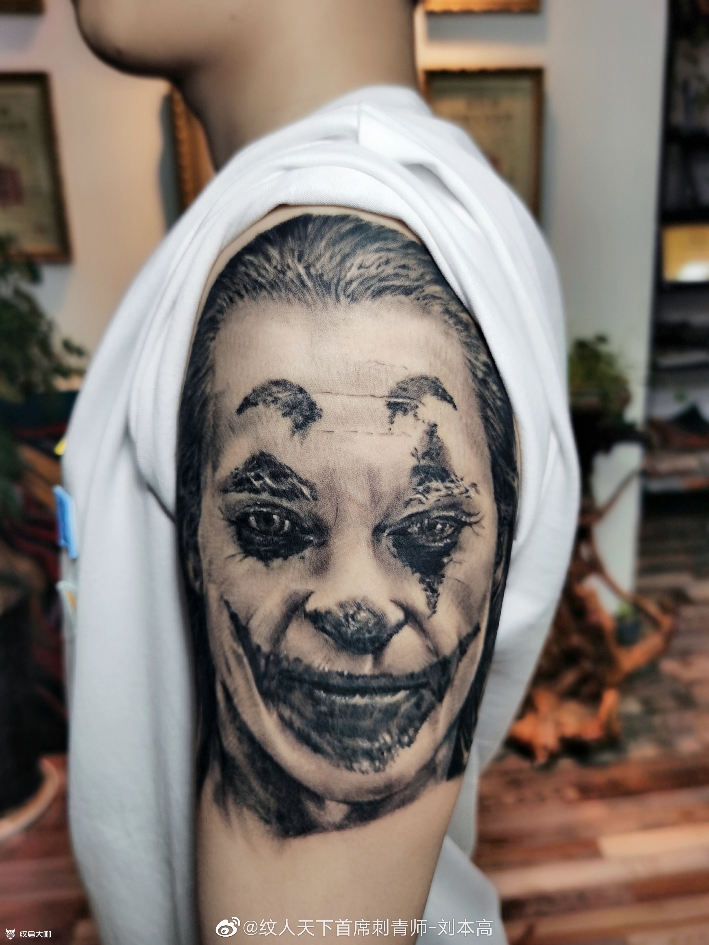 小丑,杰昆·菲尼克斯_纹身吧社区 - 纹身大咖