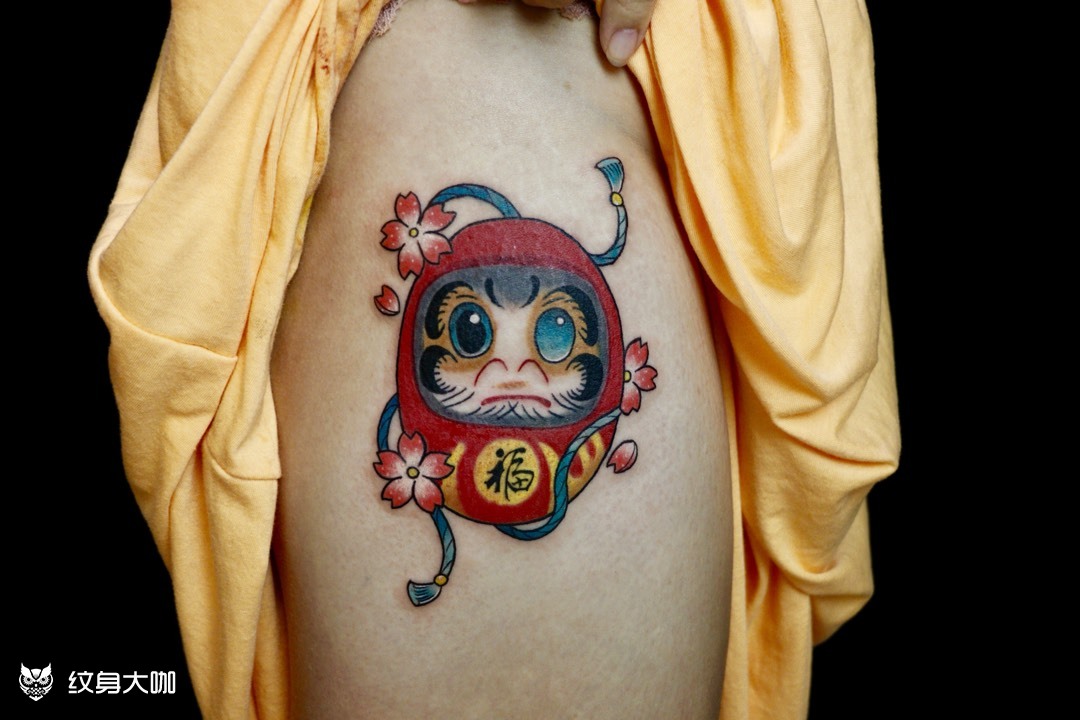 95达摩蛋_纹身图案手稿图片_刘琛的纹身作品集