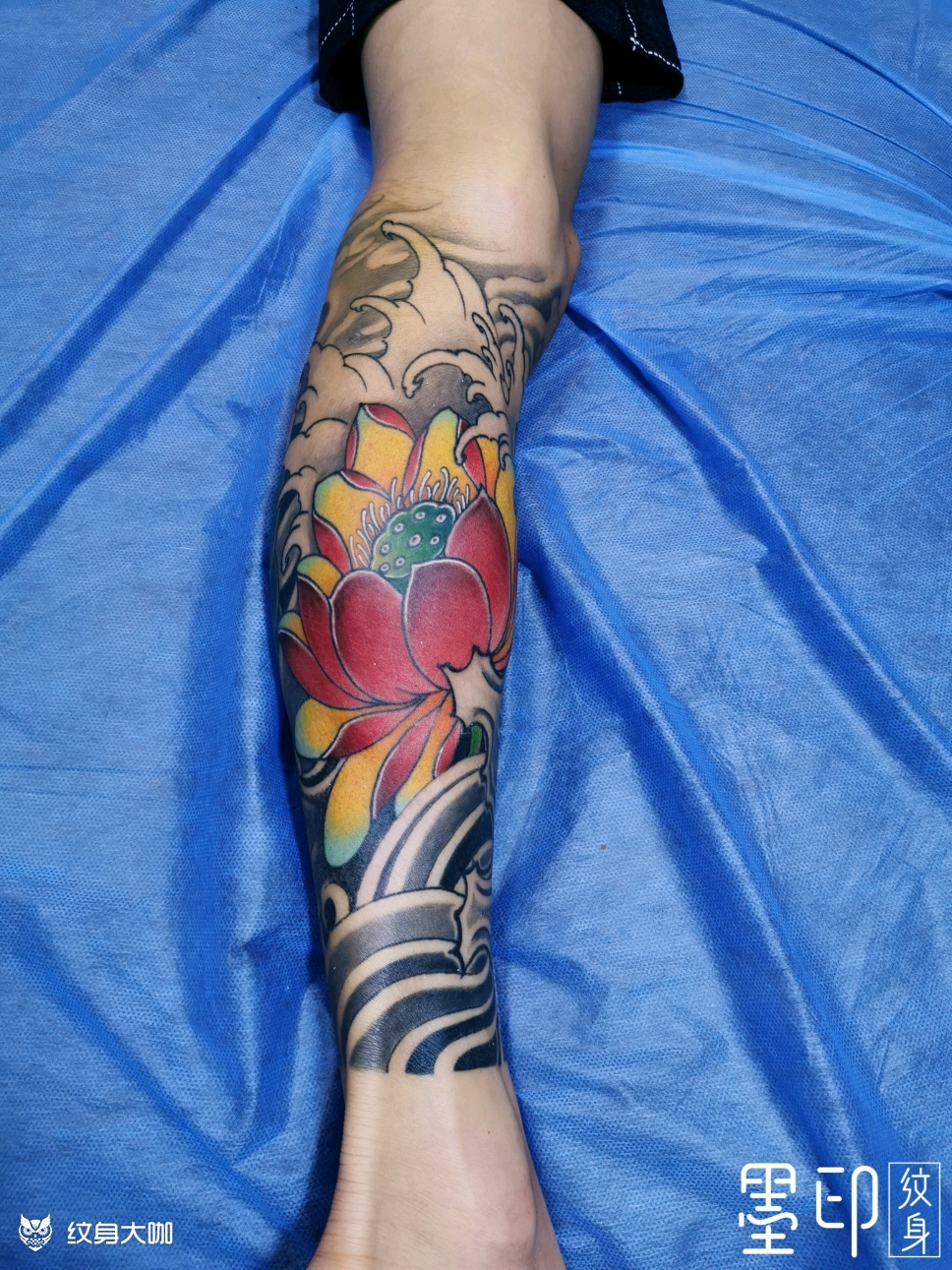 包腿_纹身图案手稿图片_雕贵的纹身作品集