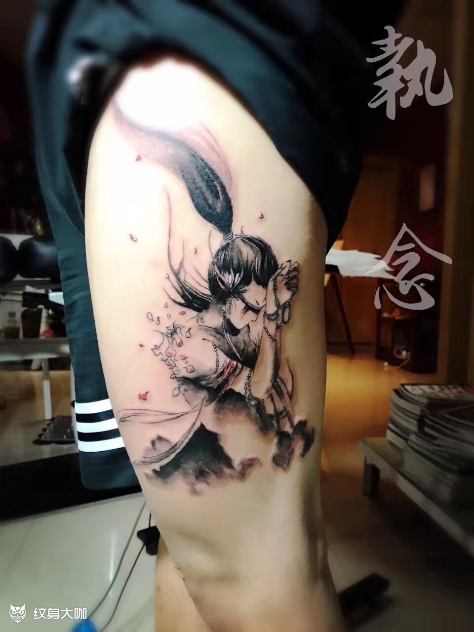 妖僧_纹身图案手稿图片_包子的纹身作品集