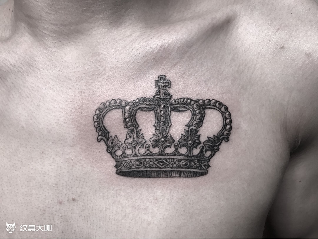 皇冠_纹身图案手稿图片_敦子的纹身作品集