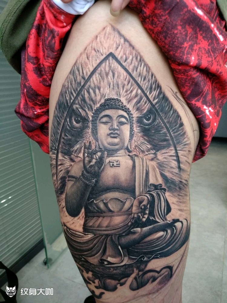 如来_纹身图案手稿图片_包兴的纹身作品集