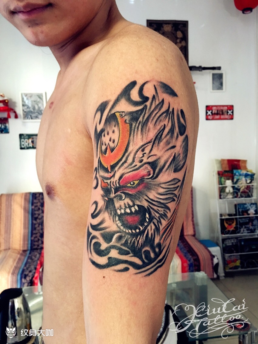 今天的大臂孙悟空