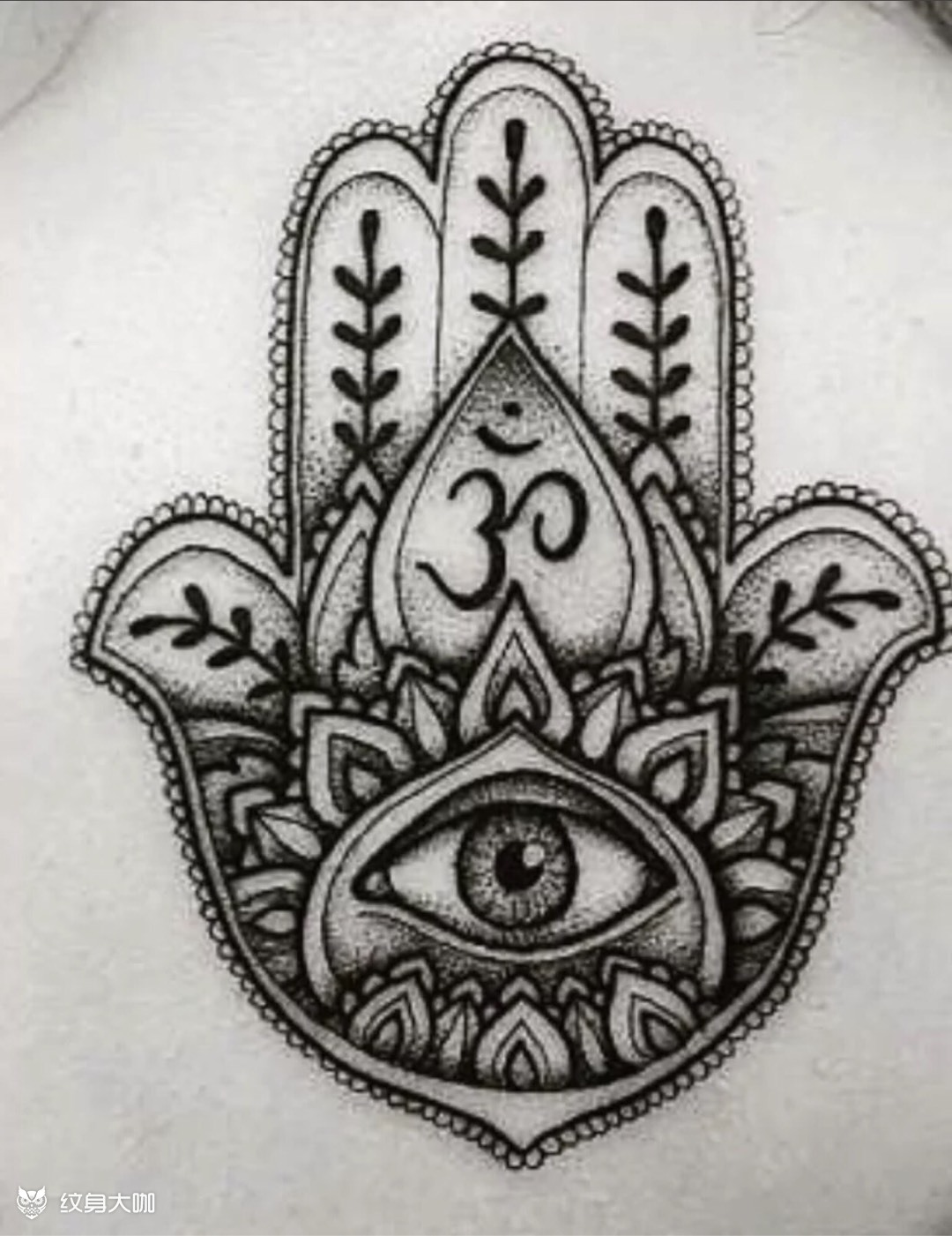 法蒂玛之手法蒂玛之手(阿拉伯_纹身吧社区 - 纹身大咖