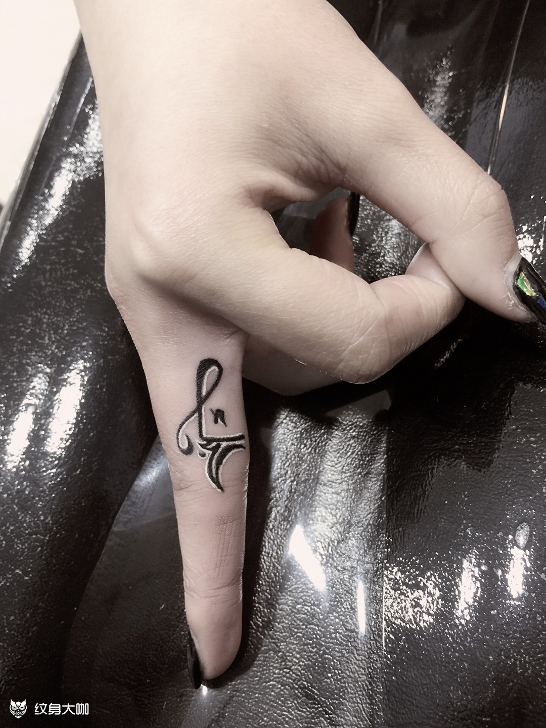 手指字母_纹身图案手稿图片_昆明鬼手纹身和平店的纹身作品集