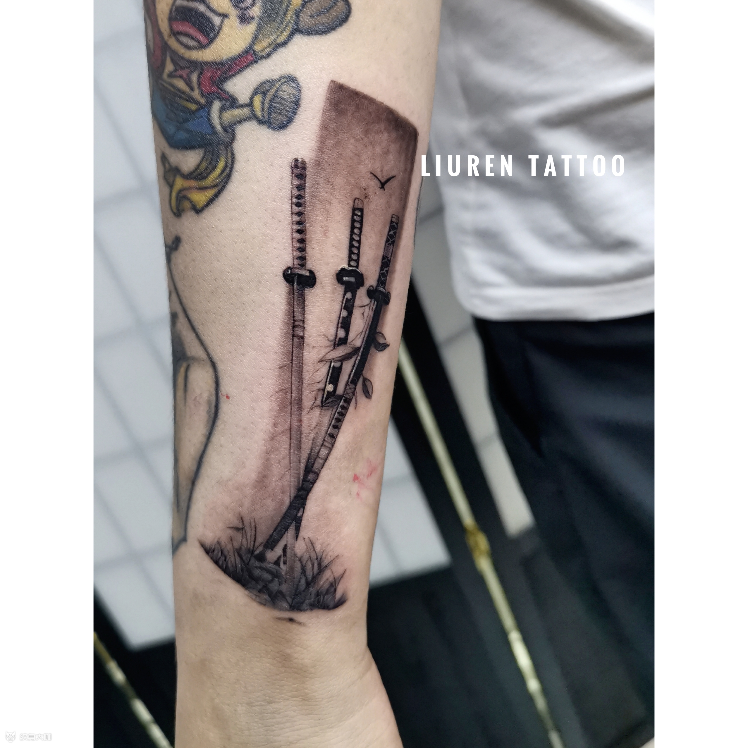 索隆佩剑_纹身图案手稿图片_乔老爷的纹身作品集