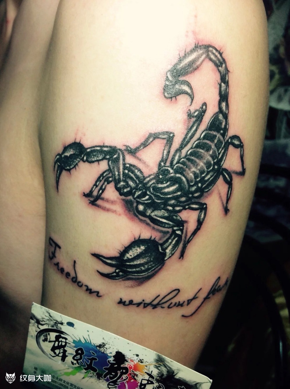 蝎子_纹身图案手稿图片_ 大余的纹身作品集