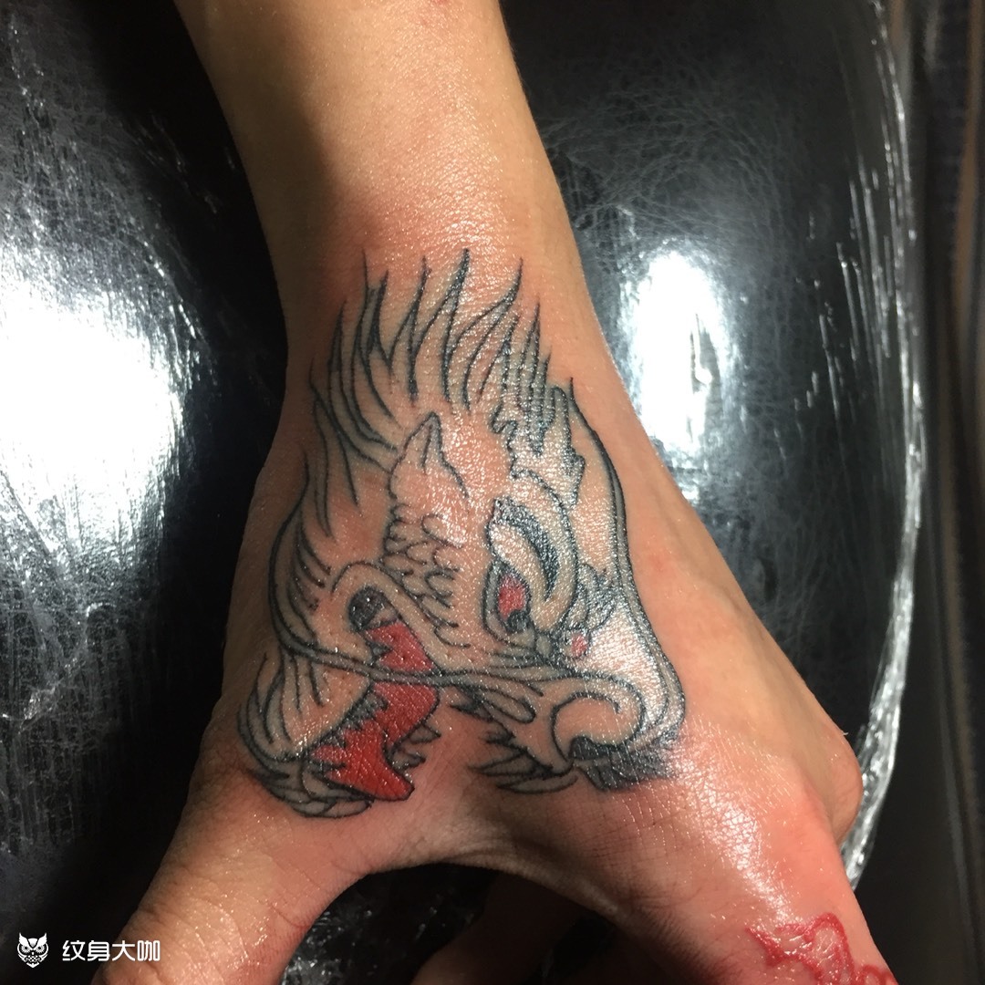 龙头_纹身图案手稿图片_张有明的纹身作品集