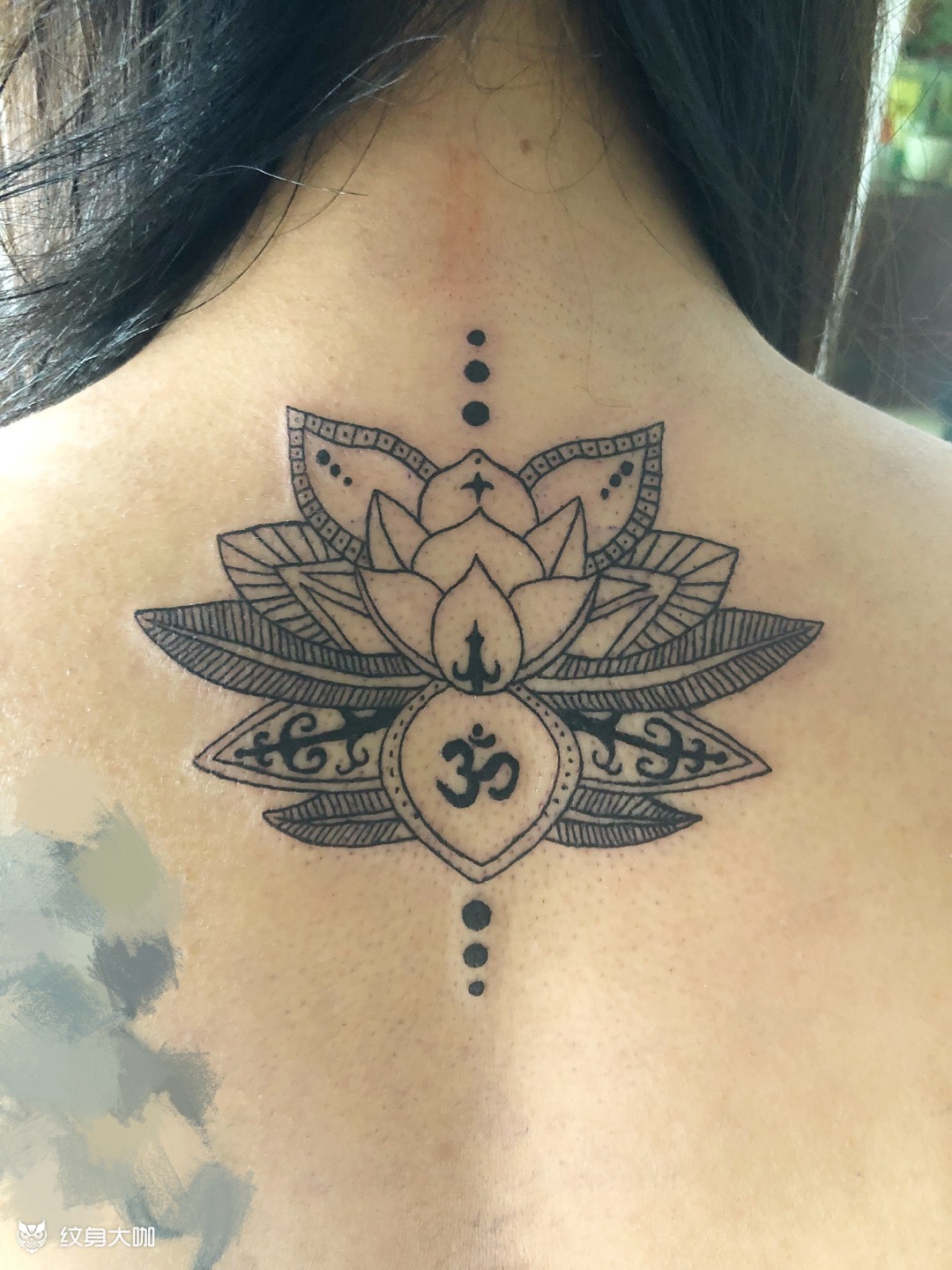 梵文花_纹身图案手稿图片_韦亮的纹身作品集