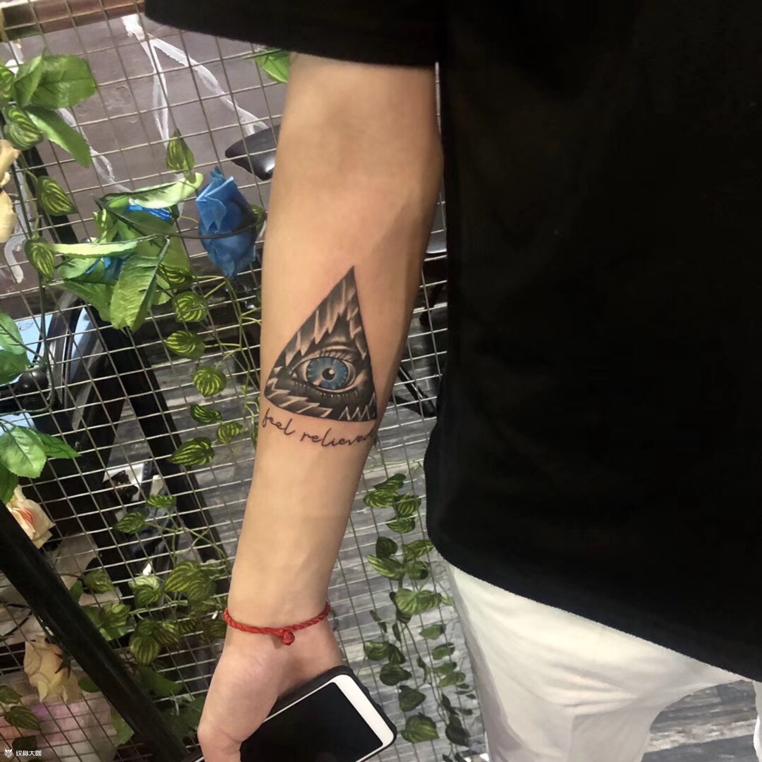 上帝之眼_纹身图案手稿图片_市桥烙印的纹身作品集