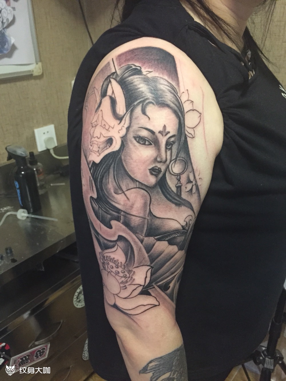 纹身图案手稿图片_康永华的纹身作品集