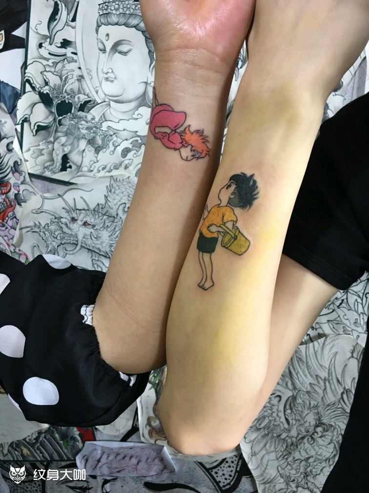 波妞_纹身图案手稿图片_永门的纹身作品集