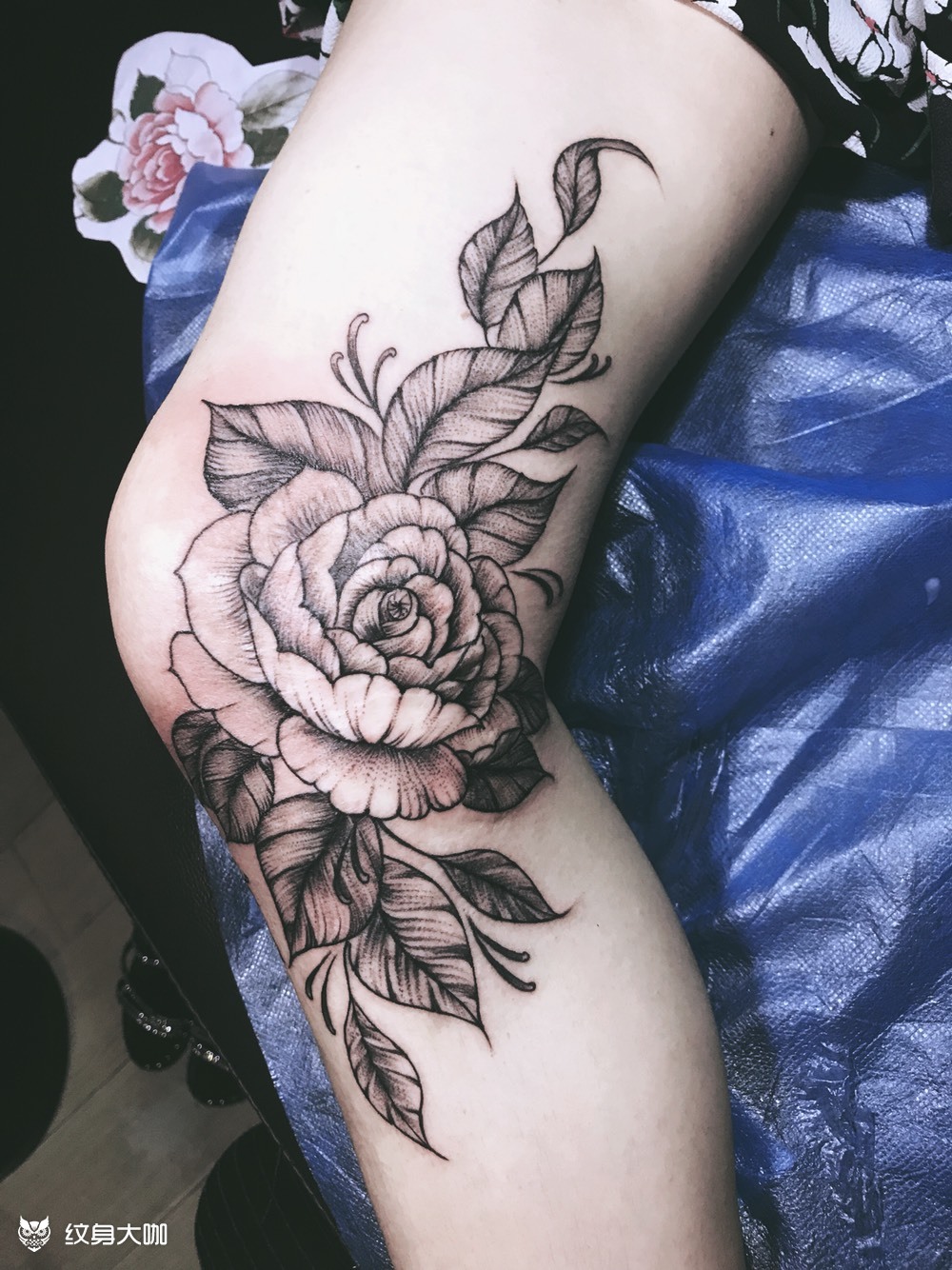 素95遮盖疤痕_纹身图案手稿图片_李海龙的纹身作品集