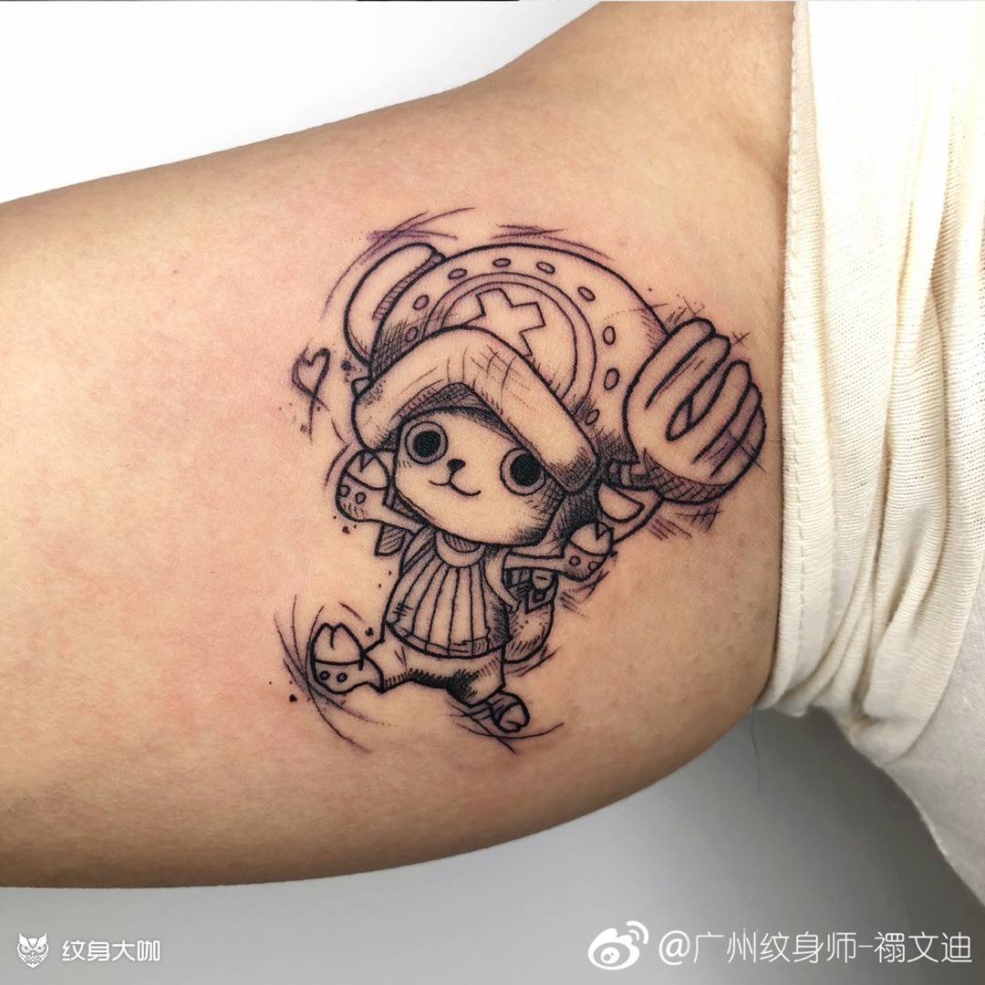 乔巴_纹身图案手稿图片_禤文迪的纹身作品集