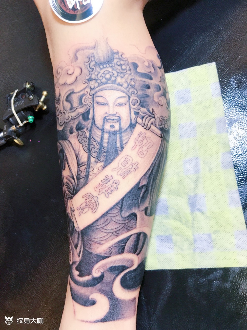 财神爷_纹身图案手稿图片_小江,先生的纹身作品集