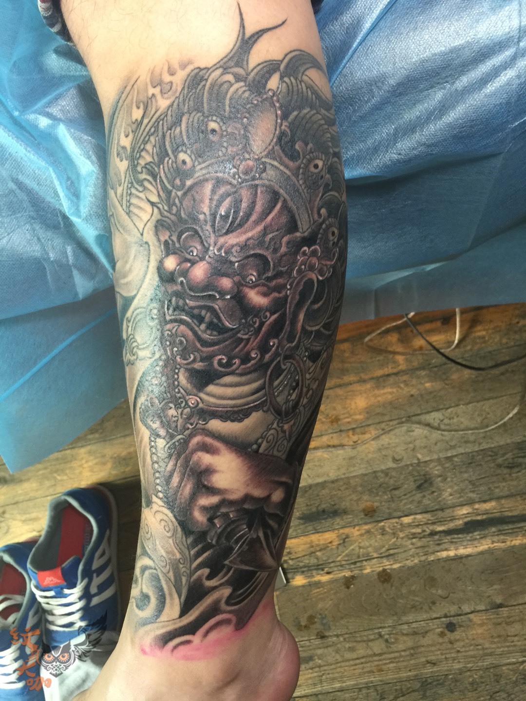 大黑天_纹身图案手稿图片_大冯冯的纹身作品集