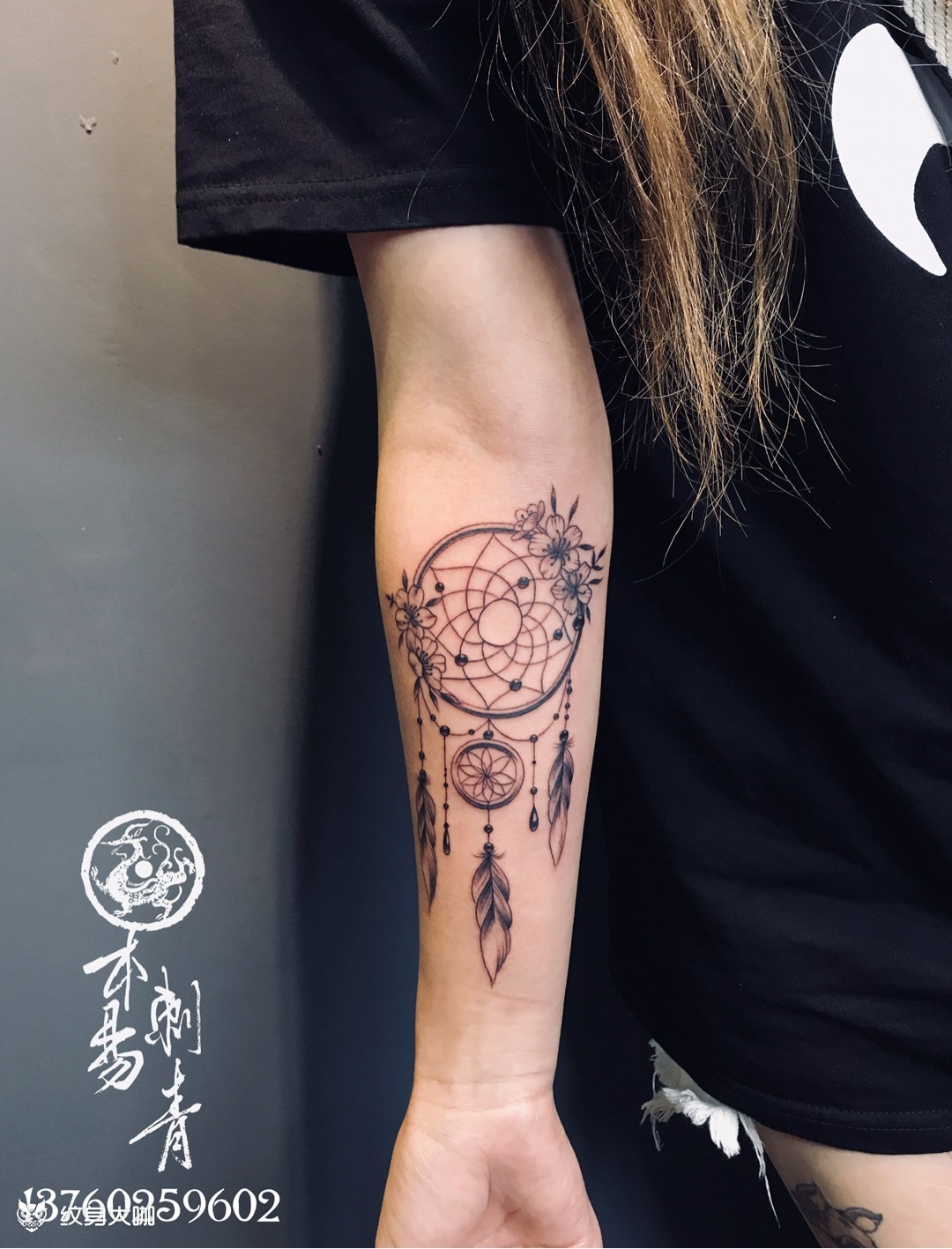 印第安捕梦网_纹身图案手稿图片_木易的纹身作品集