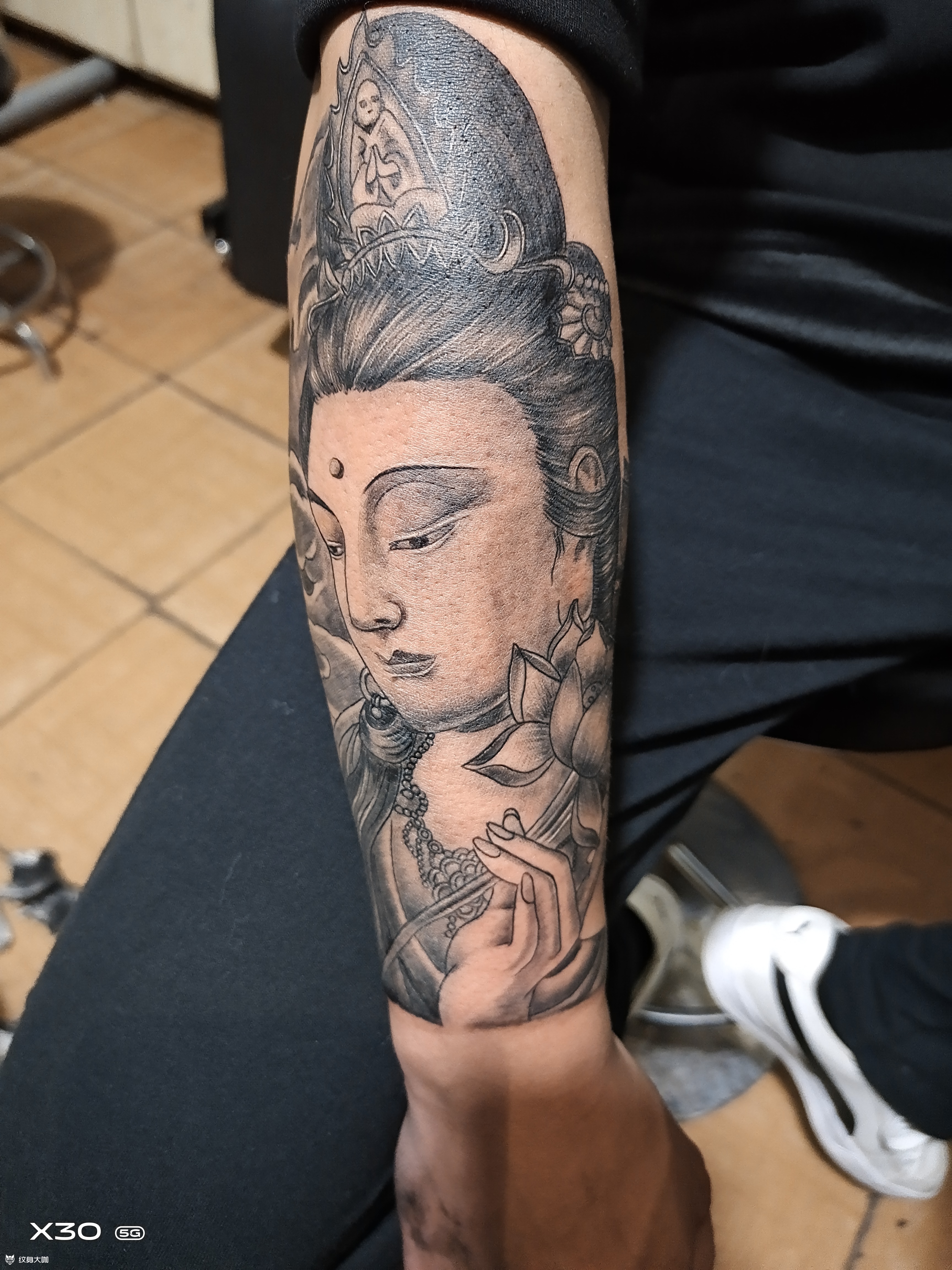 菩提_纹身图案手稿图片_妖精的纹身作品集