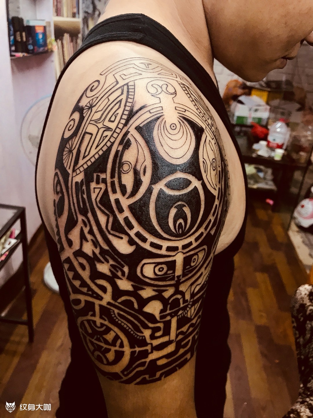 图腾半甲_纹身图案手稿图片_tattoo的纹身作品集