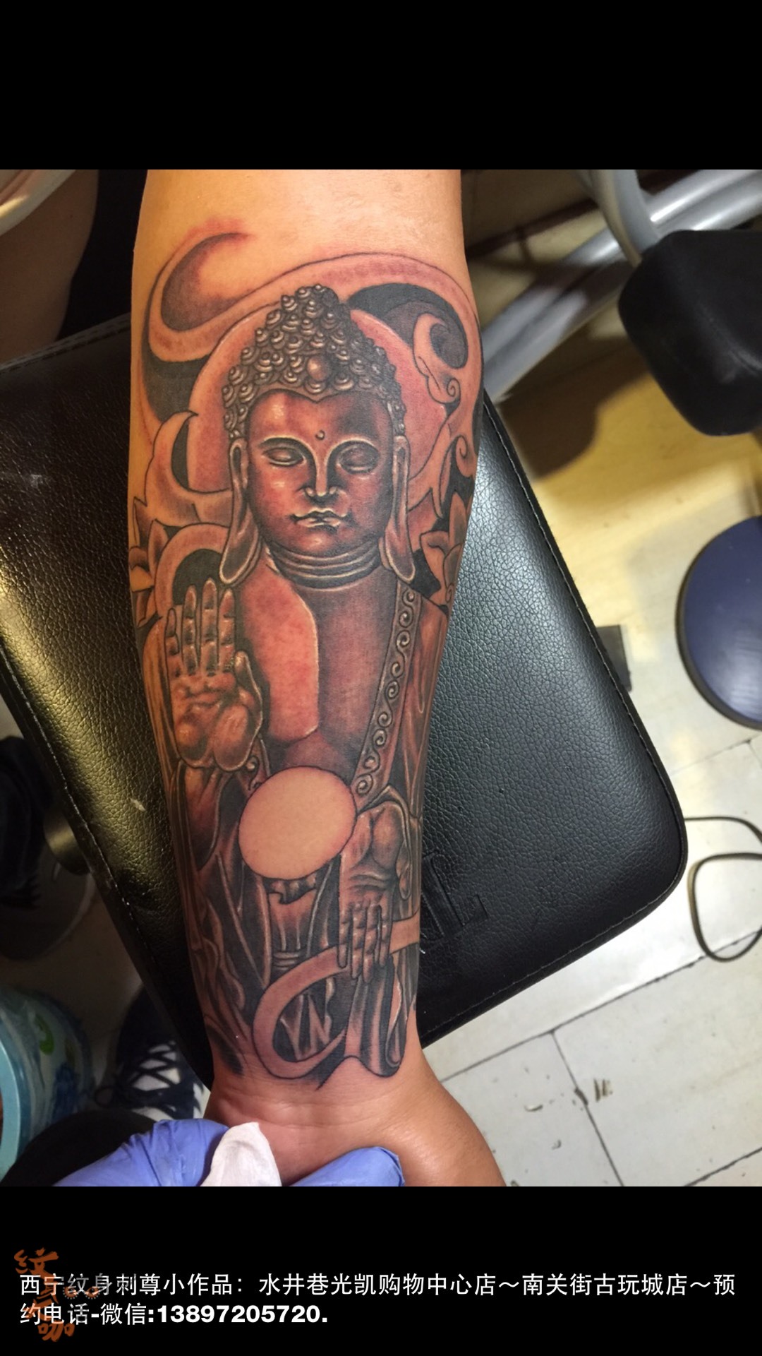 大日如来～生肖守护佛_纹身图案手稿图片_王涛的纹身作品集