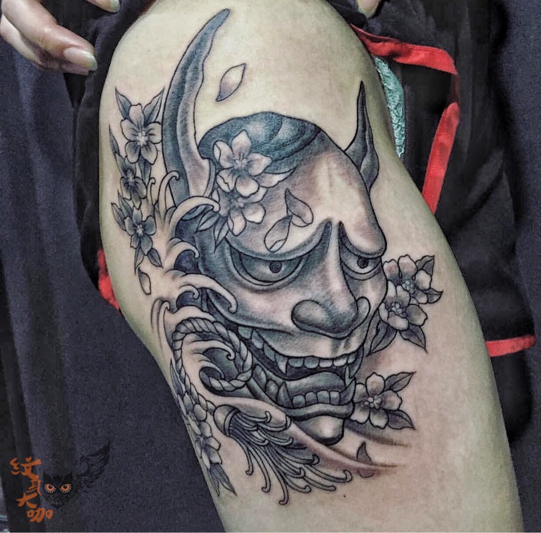 刚完成的般若_纹身图案手稿图片_nathan的纹身作品集