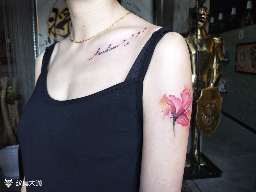 疤痕遮盖_纹身图案手稿图片_君君的纹身作品集