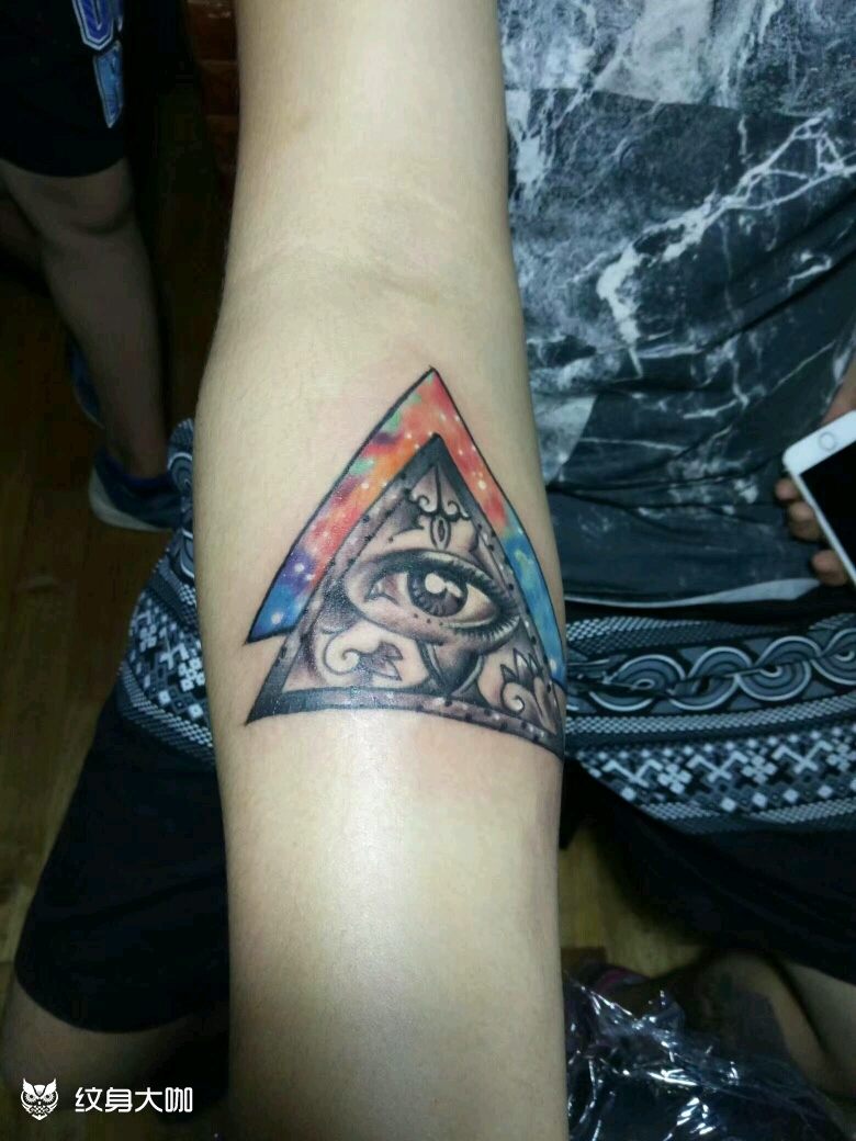 天眼_纹身图案手稿图片_大黑的纹身作品集
