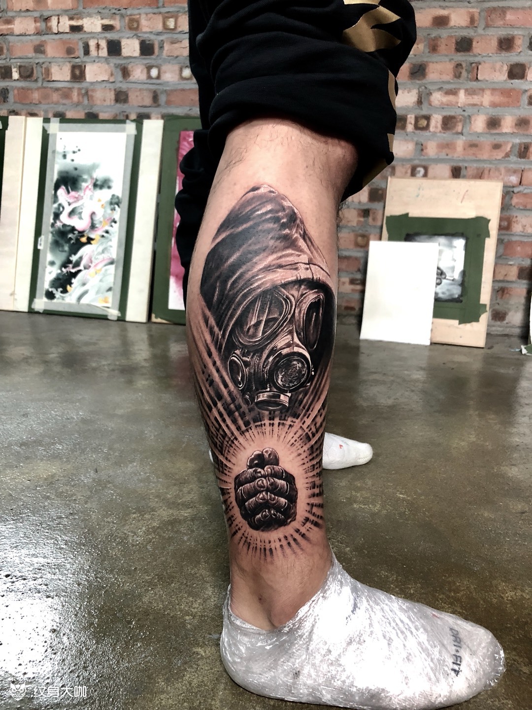 反战系列之_纹身图案手稿图片_古颜的纹身作品集