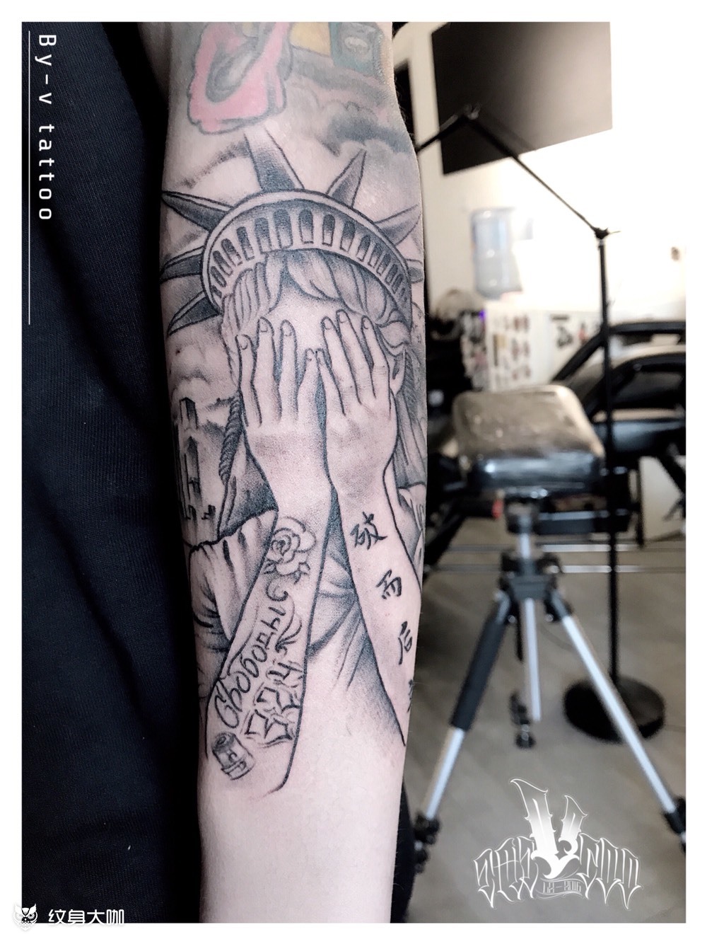 peace and love_纹身图案手稿图片_博洋的纹身作品集