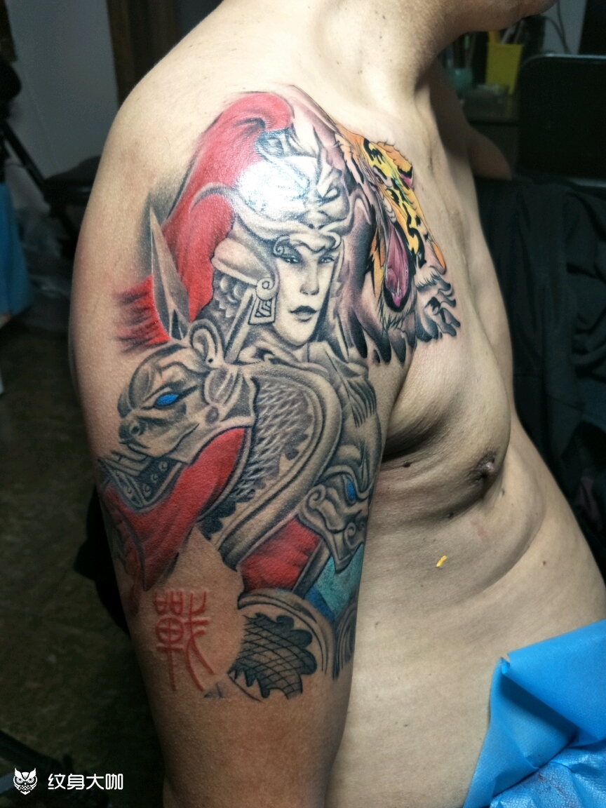 赵子龙_纹身图案手稿图片_高刘忠的纹身作品集