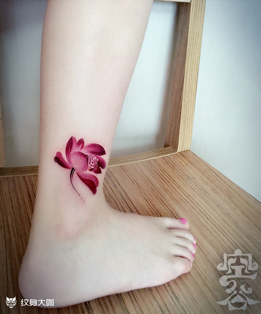 脚踝纹身图案女寓意图片
