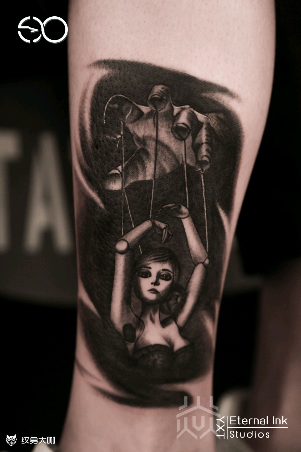 木偶_纹身图案手稿图片_amazing ink 梓七的纹身作品集