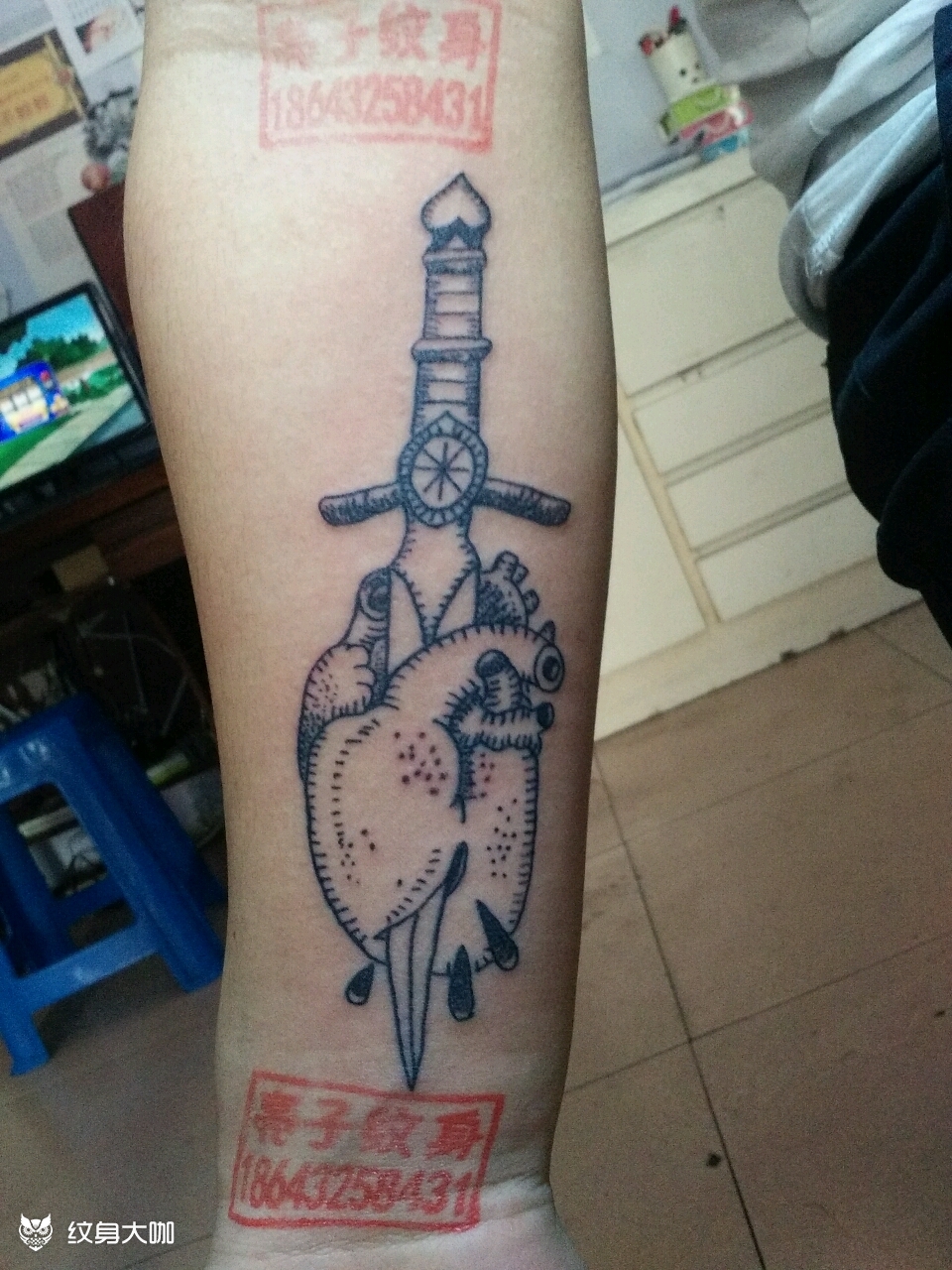 200元到3000元_纹身图案手稿图片_刘亮的纹身作品集