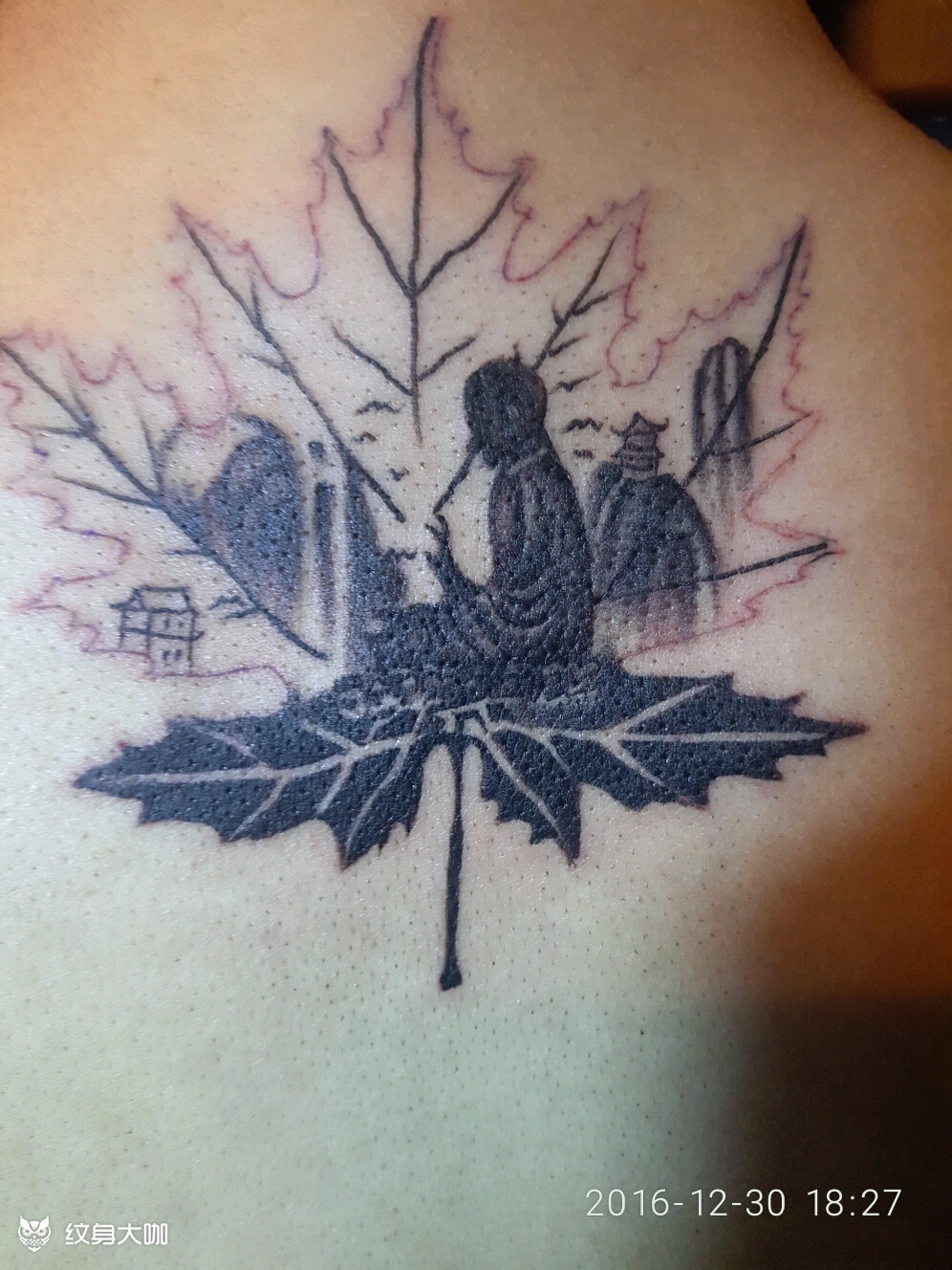 作品简介:一叶一菩提