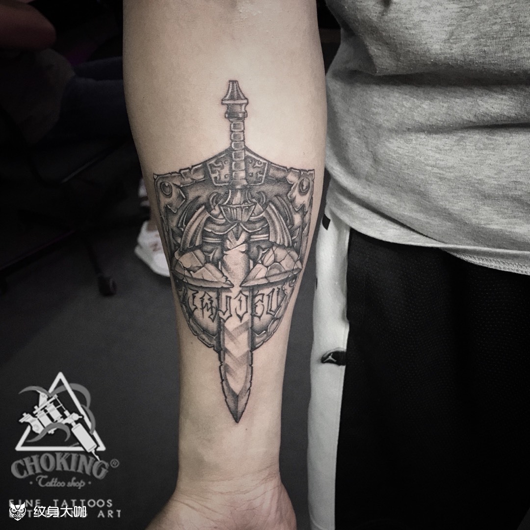 剑原创设计_纹身图案手稿图片_jenny的纹身作品集