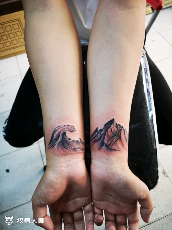 海誓山盟_纹身图案手稿图片_孙海超的纹身作品集