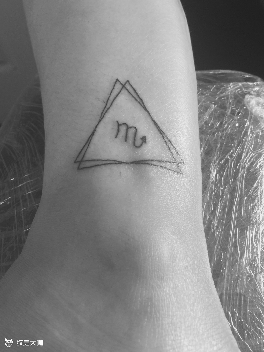 三角形_纹身图案手稿图片_初代雕熹的纹身作品集