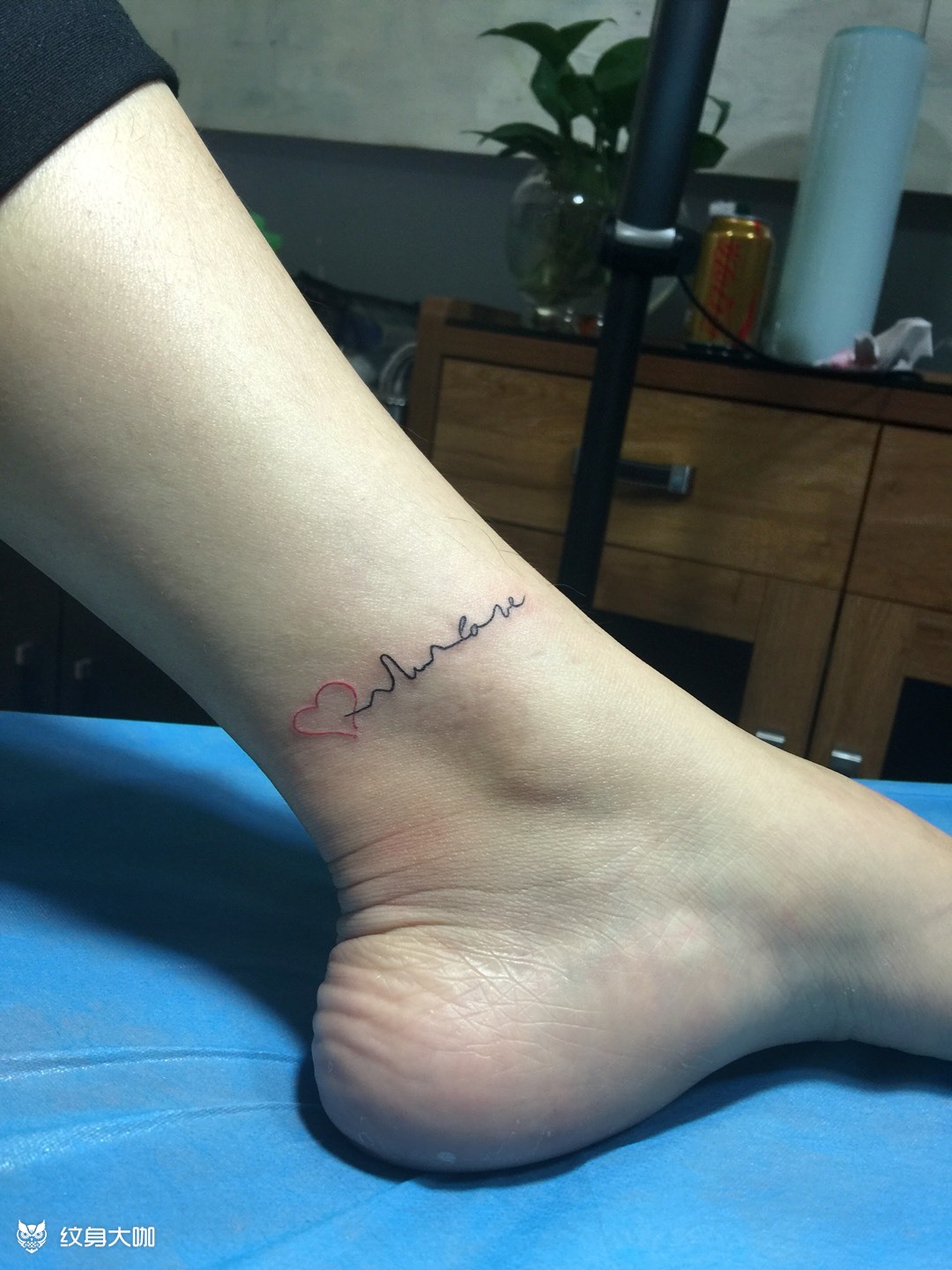 心电图_纹身图案手稿图片_阿野的纹身作品集