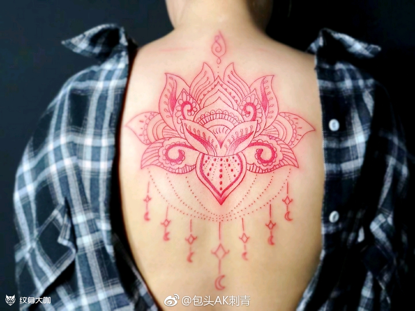 曼陀罗_纹身图案手稿图片_钱明月的纹身作品集